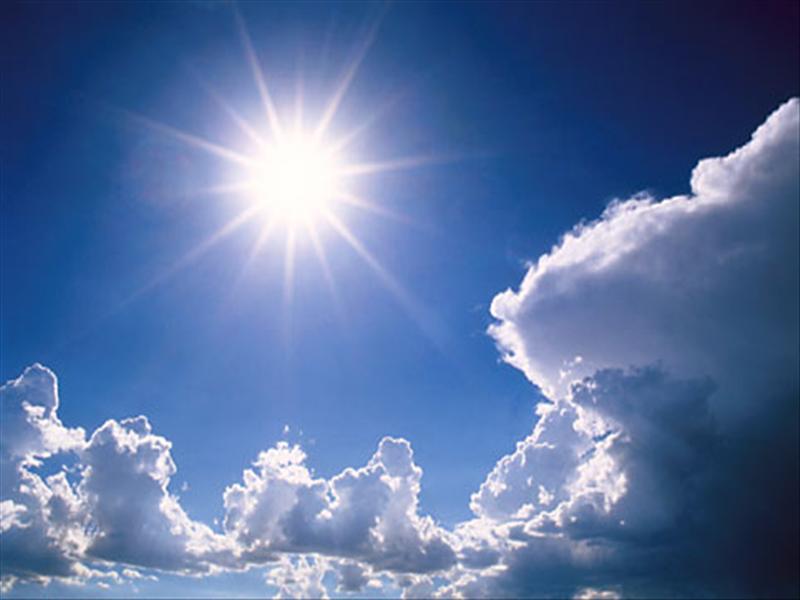 Final de semana será com muito sol